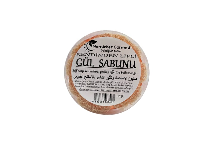 Gül Sabunu (165gr) - Kendinden Lifli