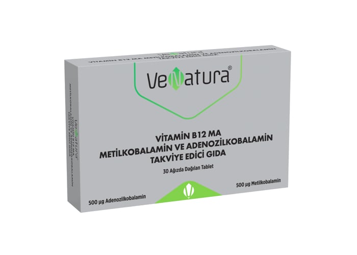 Vitamin B12 MA Metilkobalamin ve Adenozilkobalamin (30 ağızda dağılan tablet) - Venatura