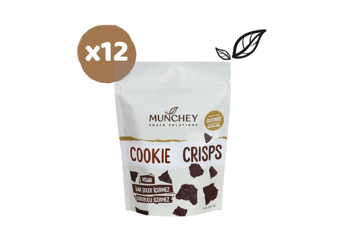Cookie Crisps Kakao (12 adet x 100gr) - Munchey Food