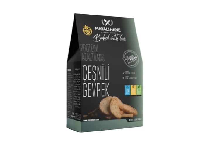 Mayalı Hane Düşük Proteinli ve Glutensiz Çeşnili Gevrek (100gr)