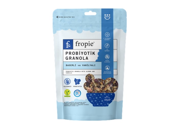 Badem ve Vanilyalı Probiyotik Granola (200gr) - Fropie