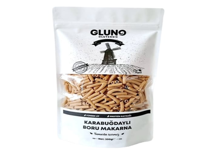 Karabuğdaylı Boru Makarna (Glutensiz, 200gr) - Gluno