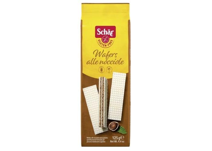 Wafers Nocciola Glutensiz Fındık Ezmeli Gofret (125gr) - Schar