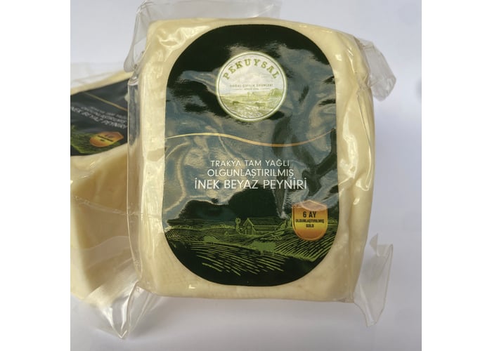 Trakya Tam Yağlı Gold İnek Beyaz Peyniri (1kg) - Pekuysal Doğal Çiftlik