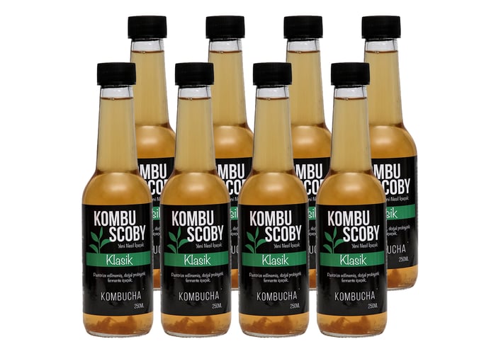 Klasik Kombu Çayı (8 adet x 250ml) - KombuScoby