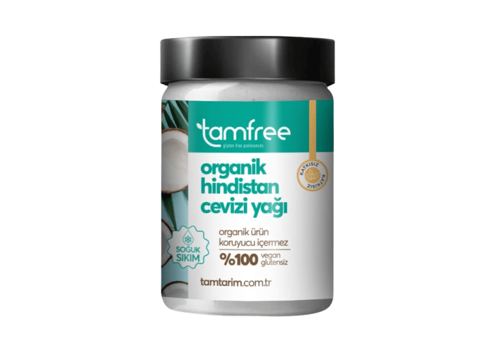 Organik ve Glutensiz Hindistan Cevizi Yağı (300ml) - TamFree
