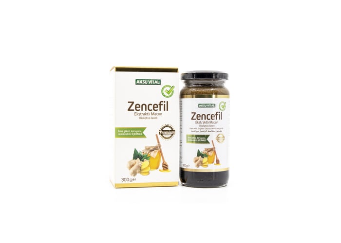 Zencefil Ekstratlı Macun (300gr) - Aksu Vital