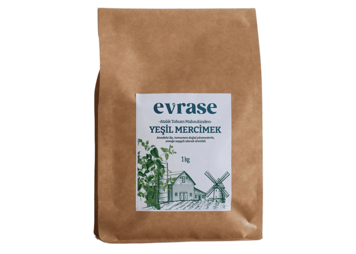 evrase Atalık Yeşil Mercimek (1kg)