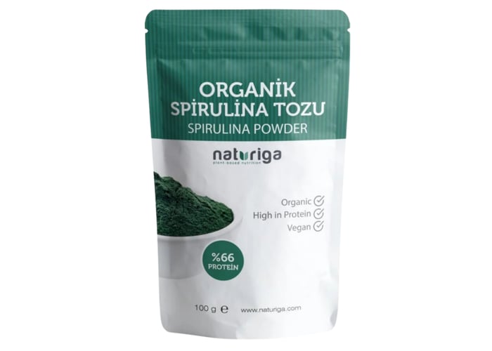 Organik Spirulina Tozu (100gr) - Naturiga