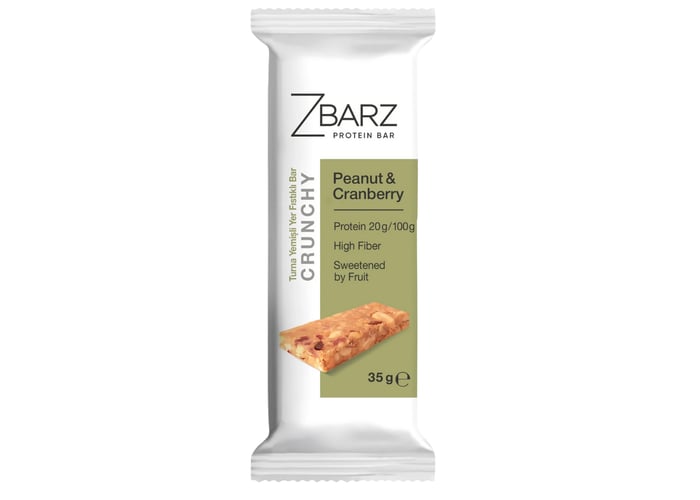 Turna Yemişli Yer Fıstıklı Proteinli Bar (35gr) - Zbarz