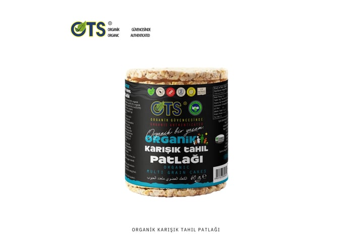 Organik Karışık Tahıl Patlağı (60gr) - OTS Organik