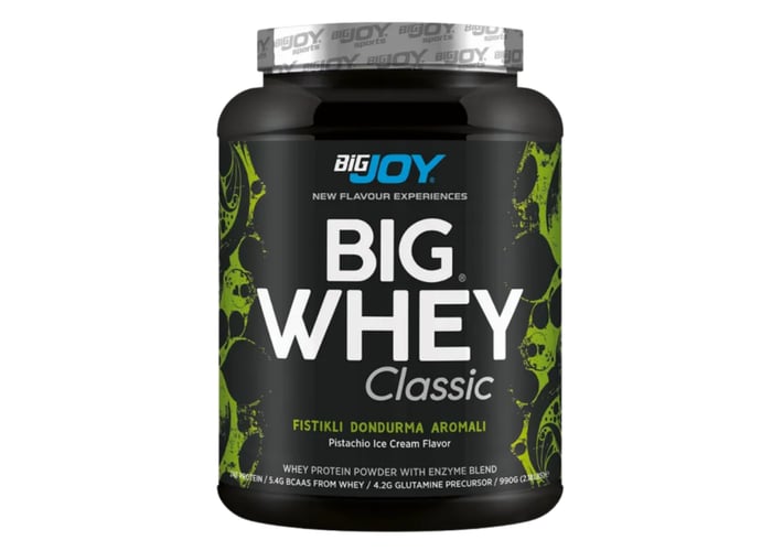 Whey Protein Classic Antep Fıstığı Dondurma (30 servis, 990gr) - Bigjoy
