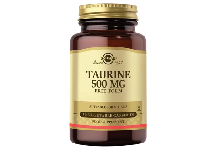 Taurine (500mg, 50 Kapsül) - Solgar