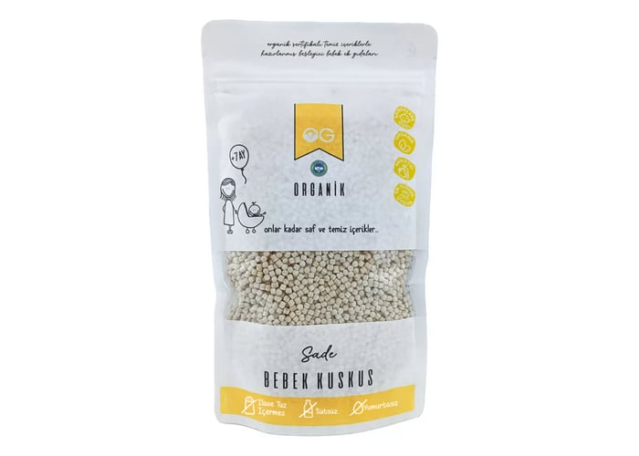 Og Natural Sütsüz Yumurtasız Bebek Kuskus (250gr)
