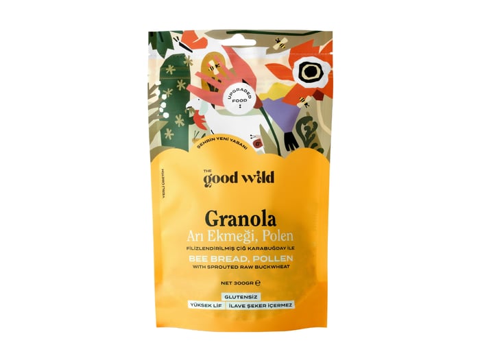 Filizlendirilmiş Karabuğdaylı & Arı Ekmeği & Polen Granola (300gr) - The Good Wild