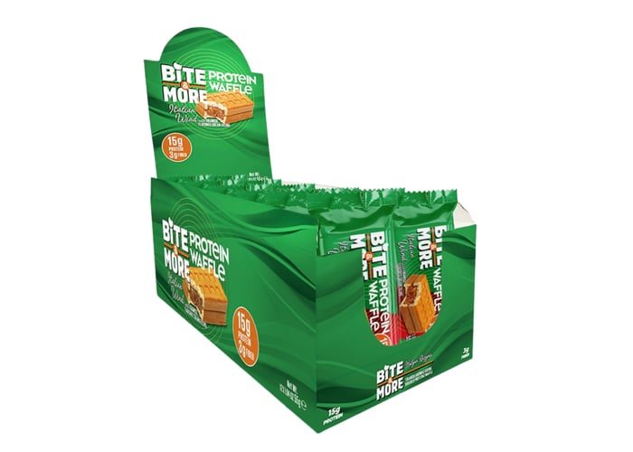 Protein Waffle Tiramisu (12 adet x 55gr) - Bite&more