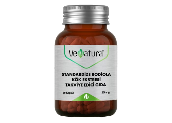 Standardize Rodiola Kök Ekstresi Takviye Edici Gıda (60 kapsül) - Venatura
