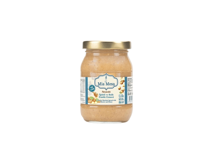 Parçacıklı İğdeli ve Ballı Fındık Ezmesi (180gr) - Mia Mesa