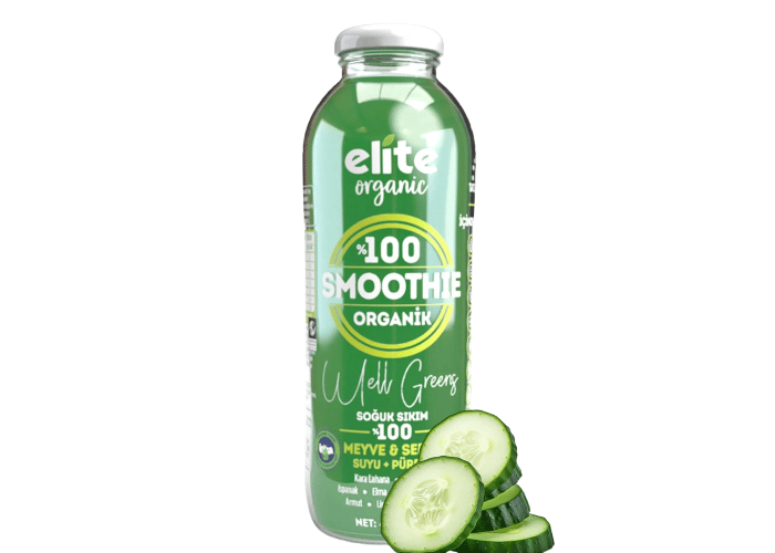 Organic Smoothie Well Greens (414ml) - Elite Organik