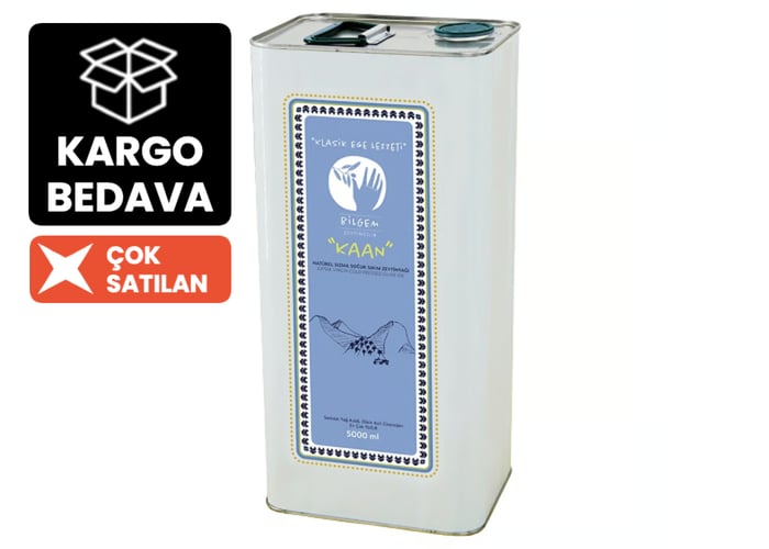 Kaan Olgun Hasat Naturel Sızma Zeytinyağı (5lt, Soğuk Sıkım) - Bilgem Zeytincilik