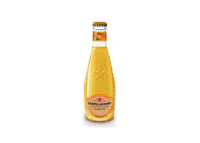 Cam Şişe Mineralli Su Portakal (250ml) - San Pellegrino