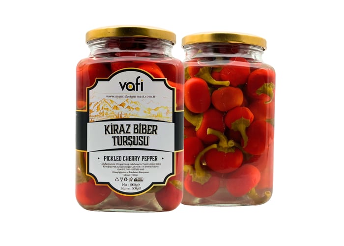 Kiraz Biber Turşusu (1000cc / 500gr) - Memleket Gurmesi