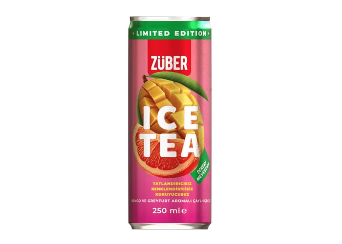 Ice Tea Mango Greyfurt Aromalı (250ml) - Züber