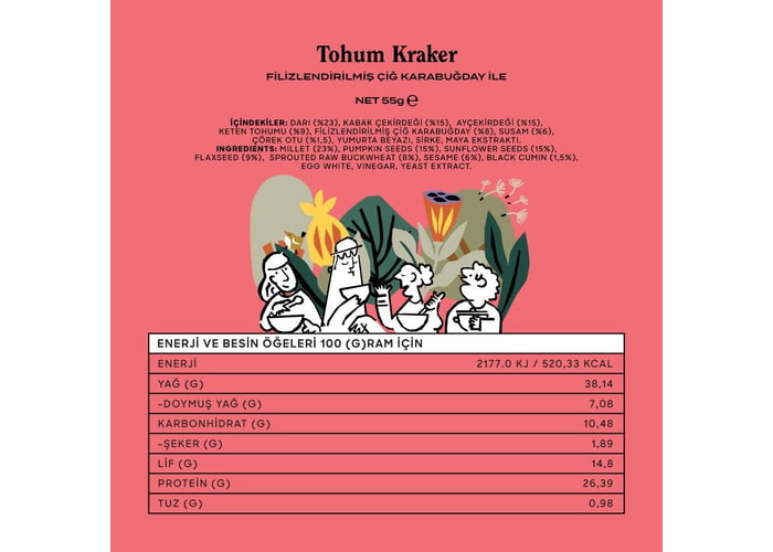 Tohum Kraker (55gr) - The Good Wild