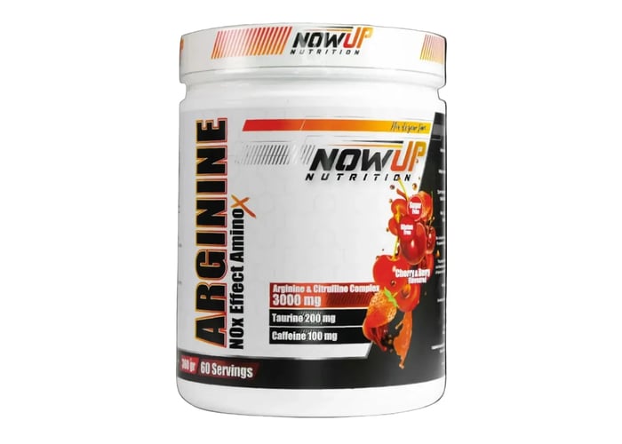 Arginine Nitric Oxide Effect Amino Asit Kiraz & Çilek Aromalı (360gr) - Nowup