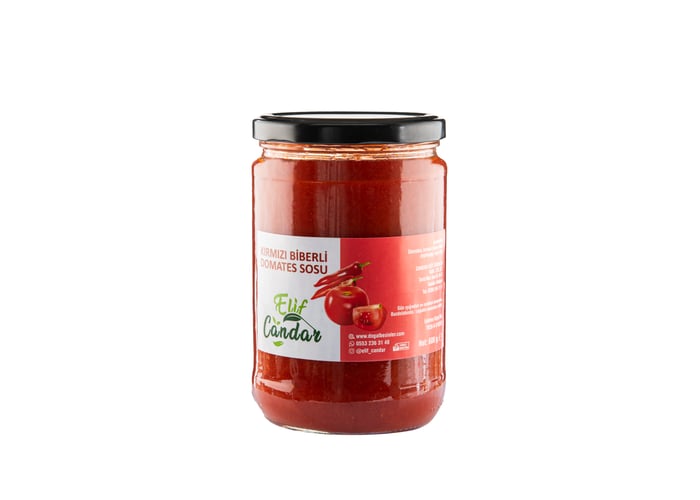 Tatlı Biberli Domates Sosu (600gr) - Elif Candar