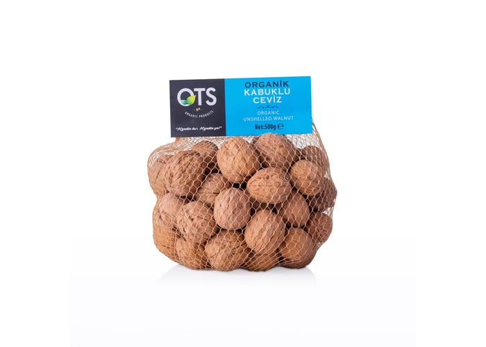 Organik Kabuklu Ceviz (500gr) - OTS Organik