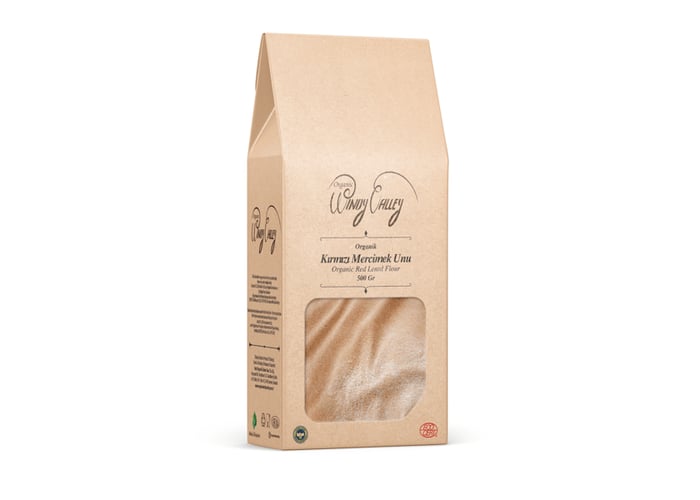 Organik Glutensiz Kırmızı Mercimek Unu (500gr) - Windy Valley