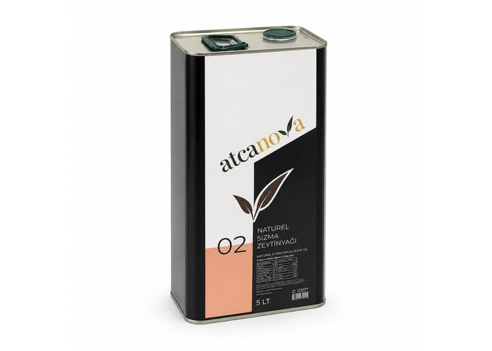 AtcaNova Sızma Zeytinyağı (2025 Yeni Hasat, Güney Ege, 5 Litre)