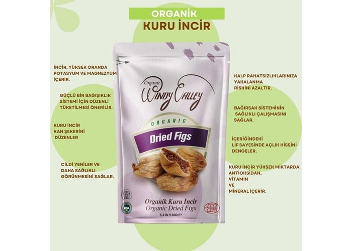 Organik İncir (150gr) - Windy Valley
