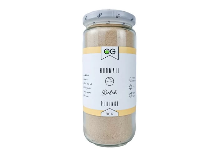 Hurmalı Bebek Pudingi (+7 Ay, 300gr) - Og Natural