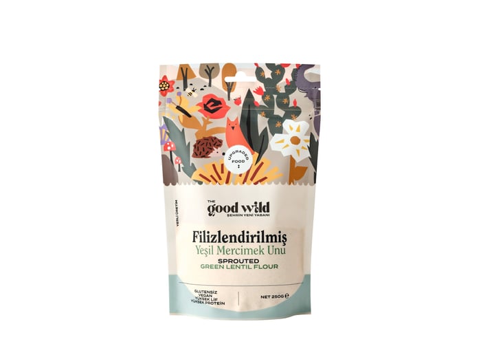 Filizlendirilmiş Yeşil Mercimek Unu (300gr) - The Good Wild