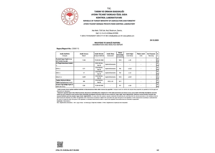 All Day Mor Hasat Soğuk Sıkım Natürel Sızma Zeytinyağı (5lt) - Orthosia