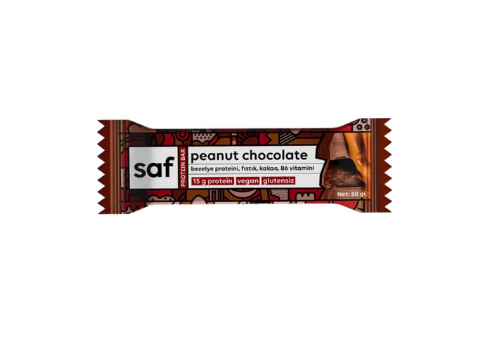 Peanut Chocolate High Protein Bar (50gr) - Saf Nutrition