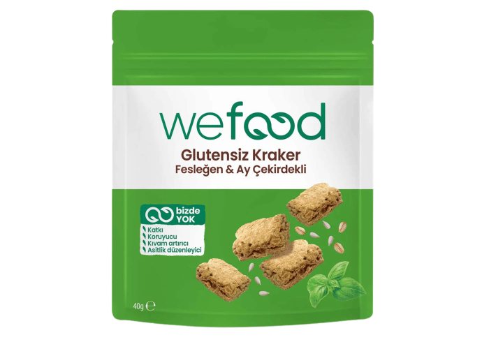Fesleğenli Kraker (40gr) - Wefood