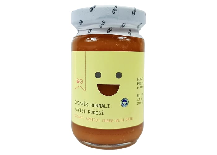 Organik Hurmalı Kayısı Püresi (105gr) - Og Natural