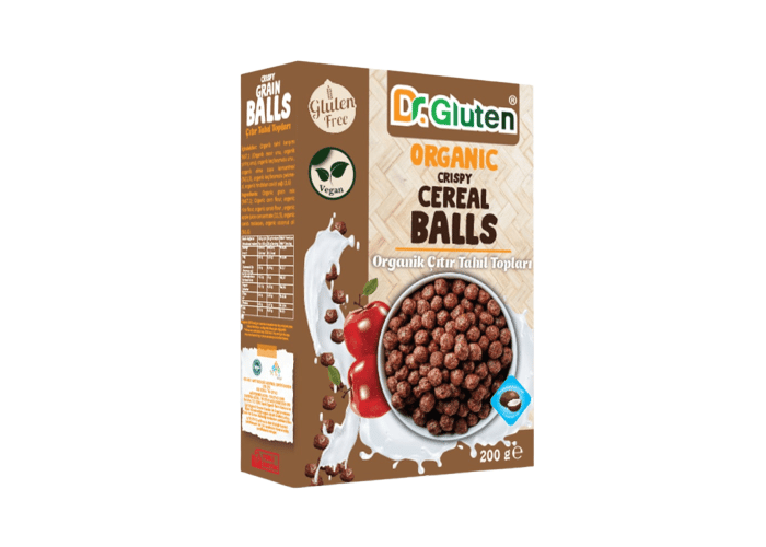 Organik Çıtır Tahıl Topları (Glutensiz, 200gr) - Dr. Gluten