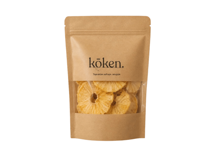 Kurutulmuş Ananas (100gr) - Köken Organik