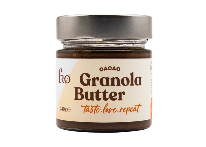 Granola Butter Cacao Şekersiz Vegan Sürülebilir Kahvaltılık (Glutensiz, 240gr) - Fro