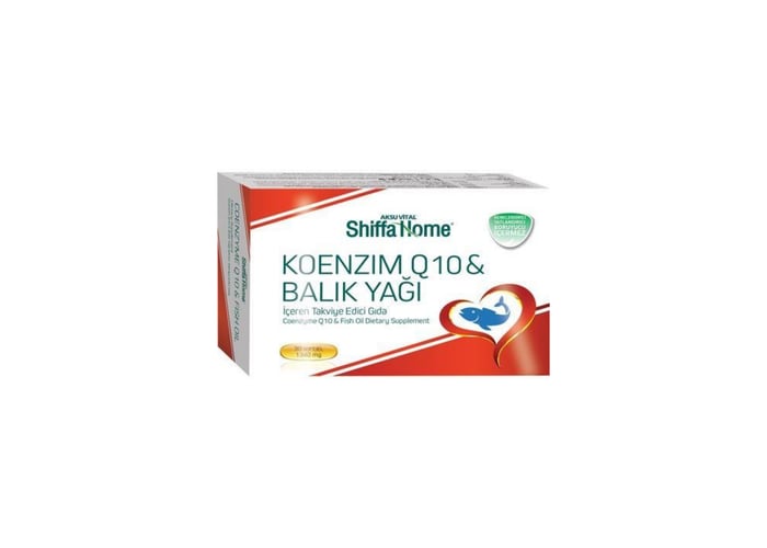 Koenzim Q10 ve Balık Yağı (30 kapsül) - Shiffa Home