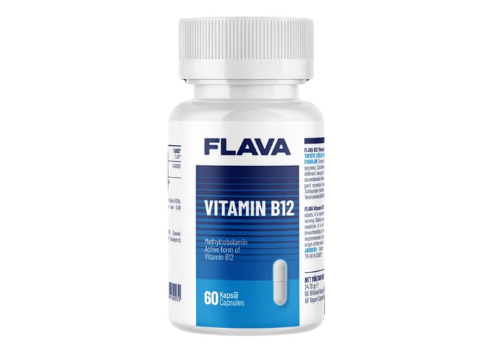 Vitamin B12 Metilkobalamin (60 kapsül) - Proteinocean