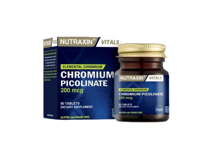 Chromium Picolinate - Krom Takviyesi (90 tablet) - Nutraxin