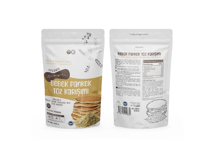 Organik Ruşeymli Bebek Pankek Toz Karışımı (300gr) - Og Natural