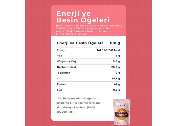 Besin Mayası (Çeşnili, 100gr) - Nustil