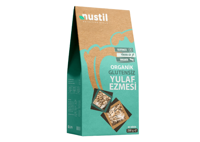 Organik Yulaf Ezmesi (Glutensiz, 250gr) - Nustil