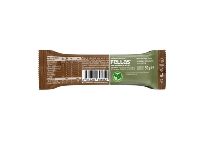 Dört Tohumlu Kuruyemiş Bar (30gr) - Fellas